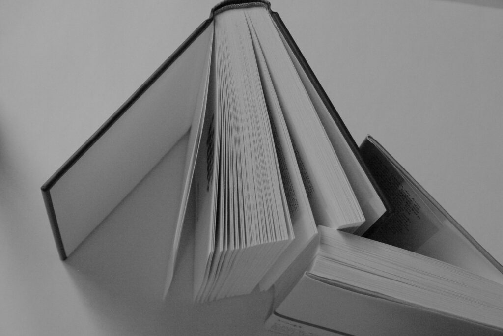 Ein aufgeschlagenes Buch.